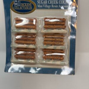 Dickens Collectables Sugar Creek County Hand Painted Mini Village Accessories